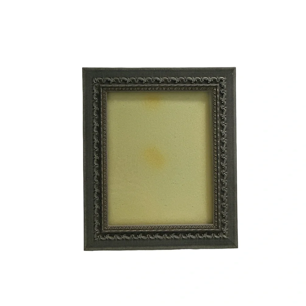 Vintage Style Ornate Dark Frame 8x10 Tabletop or Wall Display